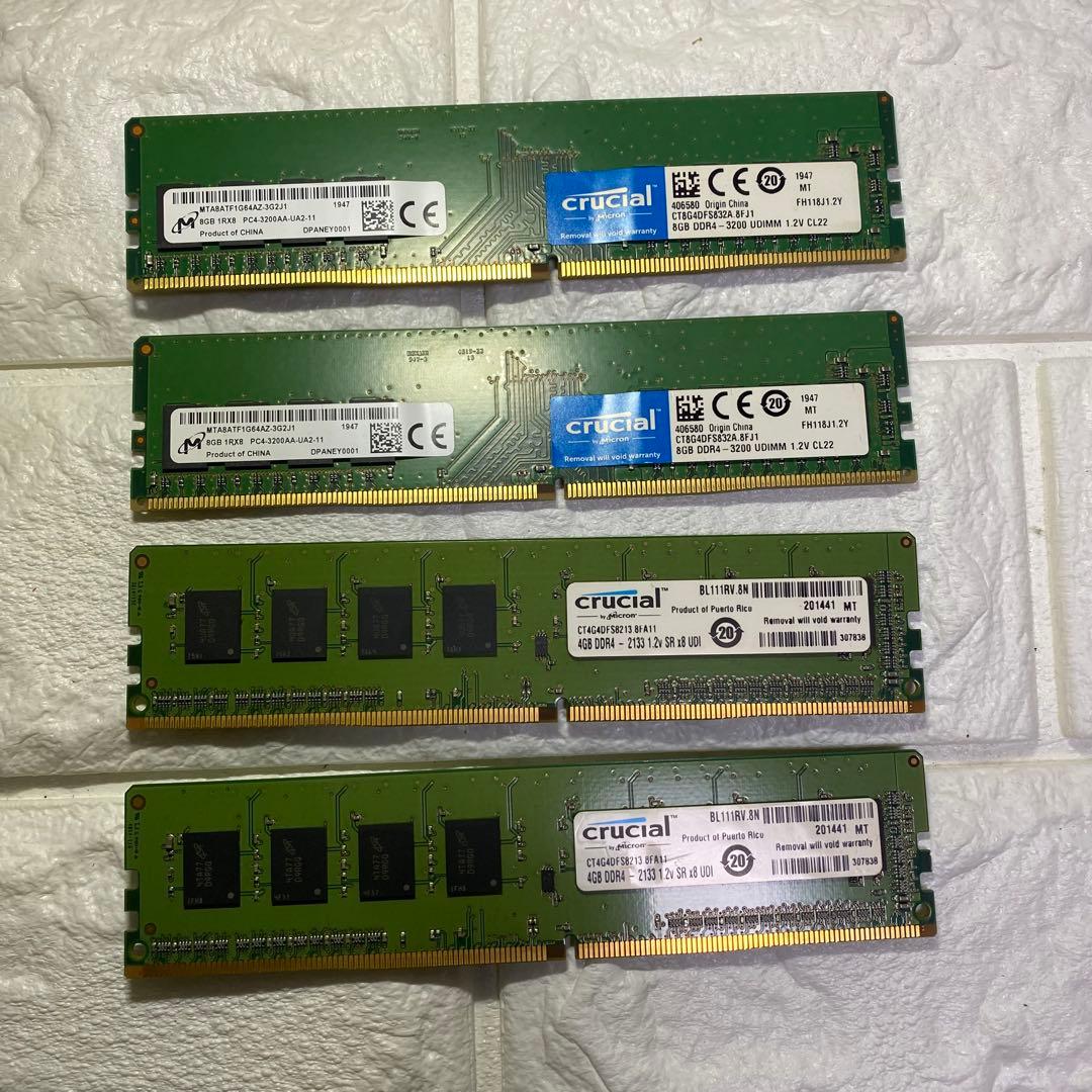 り*ん様 CT8G4DFS832A (DDR4 PC4-25600 8GB) メ