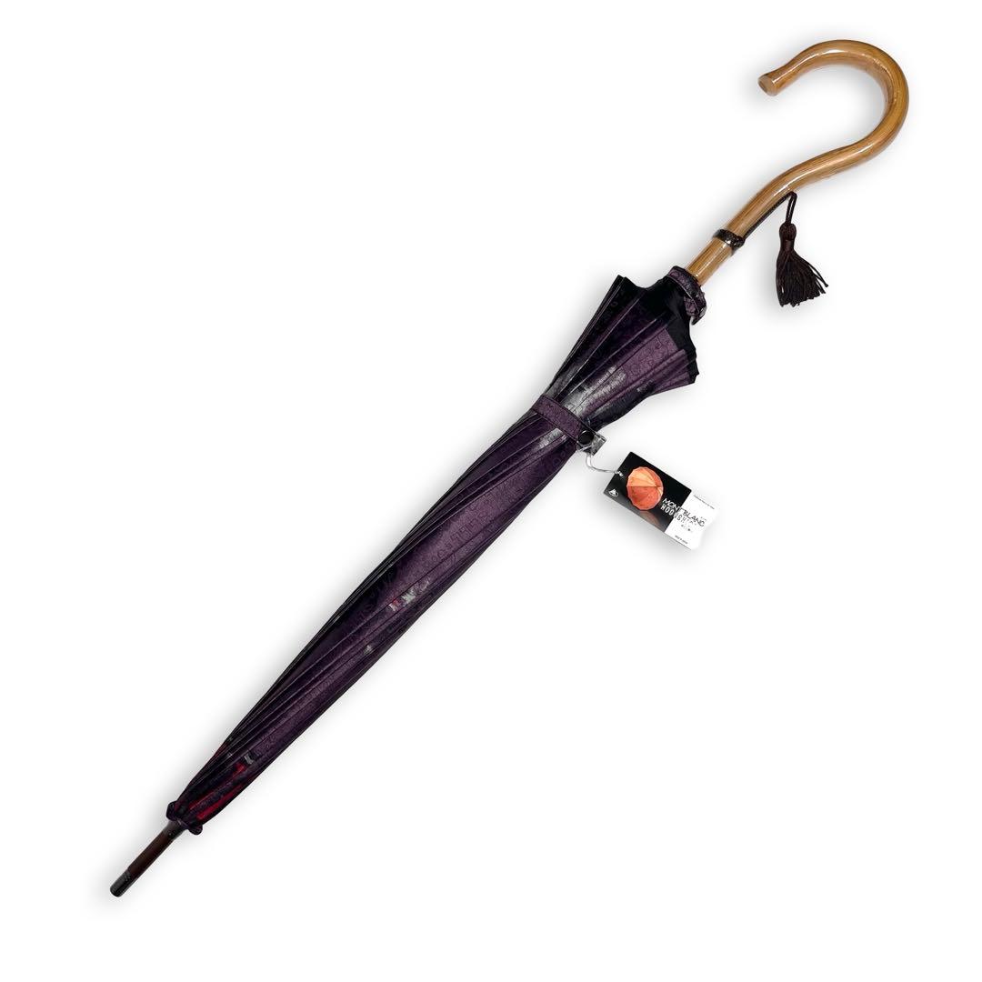 未使用品✨高級美術洋傘 モンブランヤマグチ 馬車柄 ほぐし織