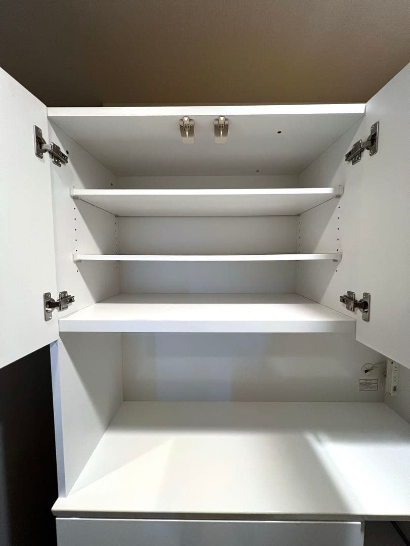 ゆきこ 【送料込み】ニトリ キッチンボード ポルテ 120KB WH