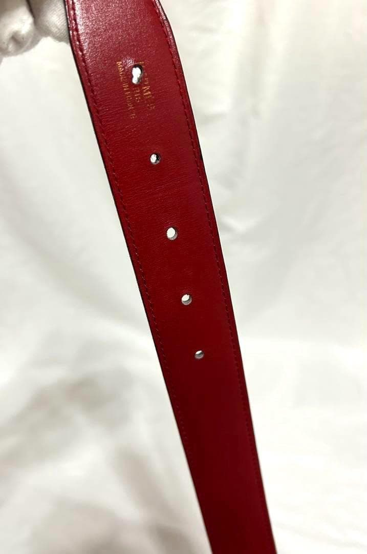 新品同様❗️ HERMES エルメス　Hベルト ゴールド金具　65cm　ブラック