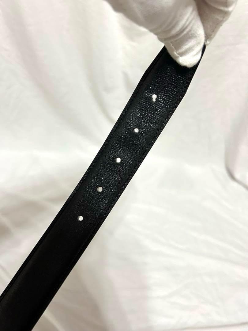 新品同様❗️ HERMES エルメス　Hベルト ゴールド金具　65cm　ブラック