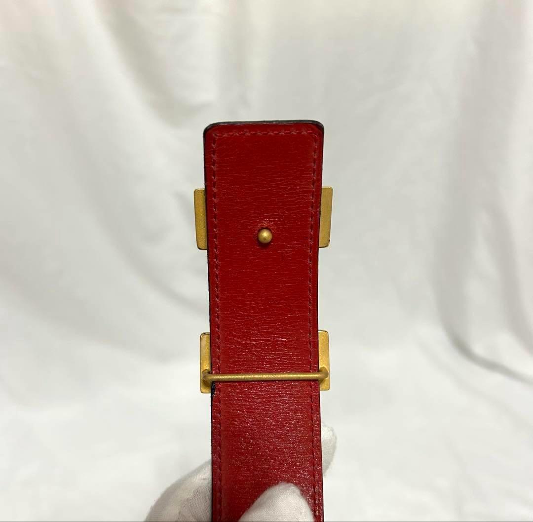 新品同様❗️ HERMES エルメス　Hベルト ゴールド金具　65cm　ブラック