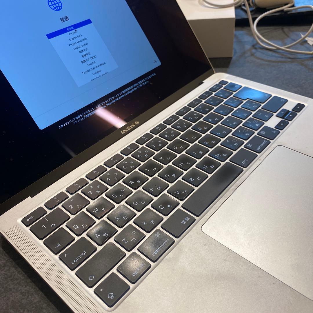 MacBook Air M1 2020 256GBSSD 8GBメモリ シルバー