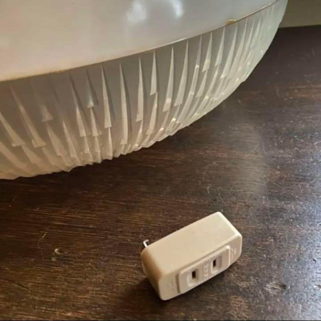 スペースエイジ　天井照明　昭和レトロ　シーリングライト　当時物