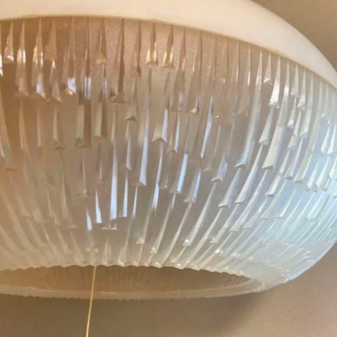 スペースエイジ　天井照明　昭和レトロ　シーリングライト　当時物