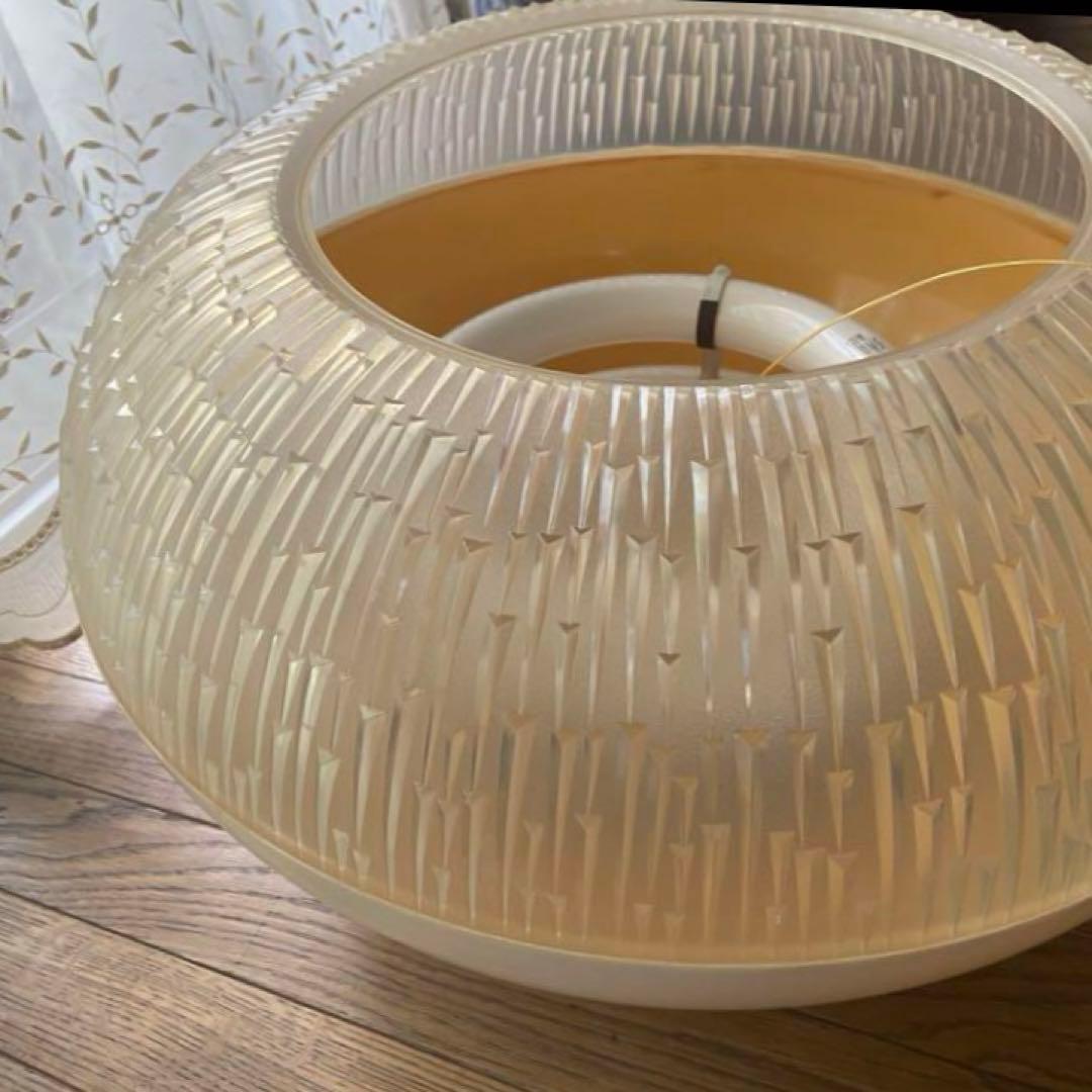 スペースエイジ　天井照明　昭和レトロ　シーリングライト　当時物