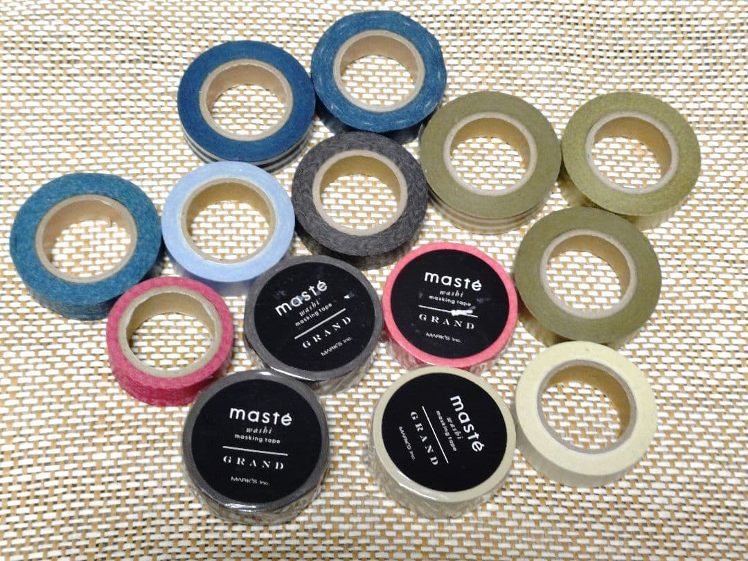 マスキングテープ マークス 14本 レース リボン ストライプ