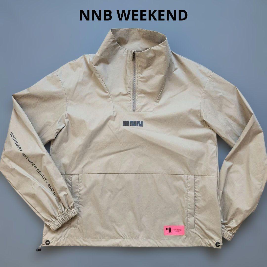 【未使用、販売終了】エヌビービーウィークエンド　ハーフジッププルオーバー　M