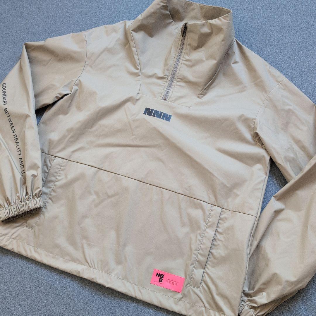 【未使用、販売終了】エヌビービーウィークエンド　ハーフジッププルオーバー　M