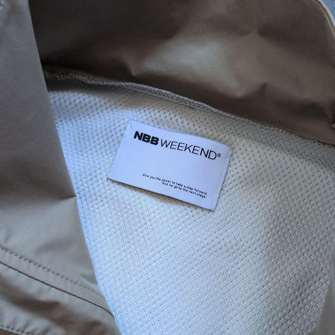 【未使用、販売終了】エヌビービーウィークエンド　ハーフジッププルオーバー　M