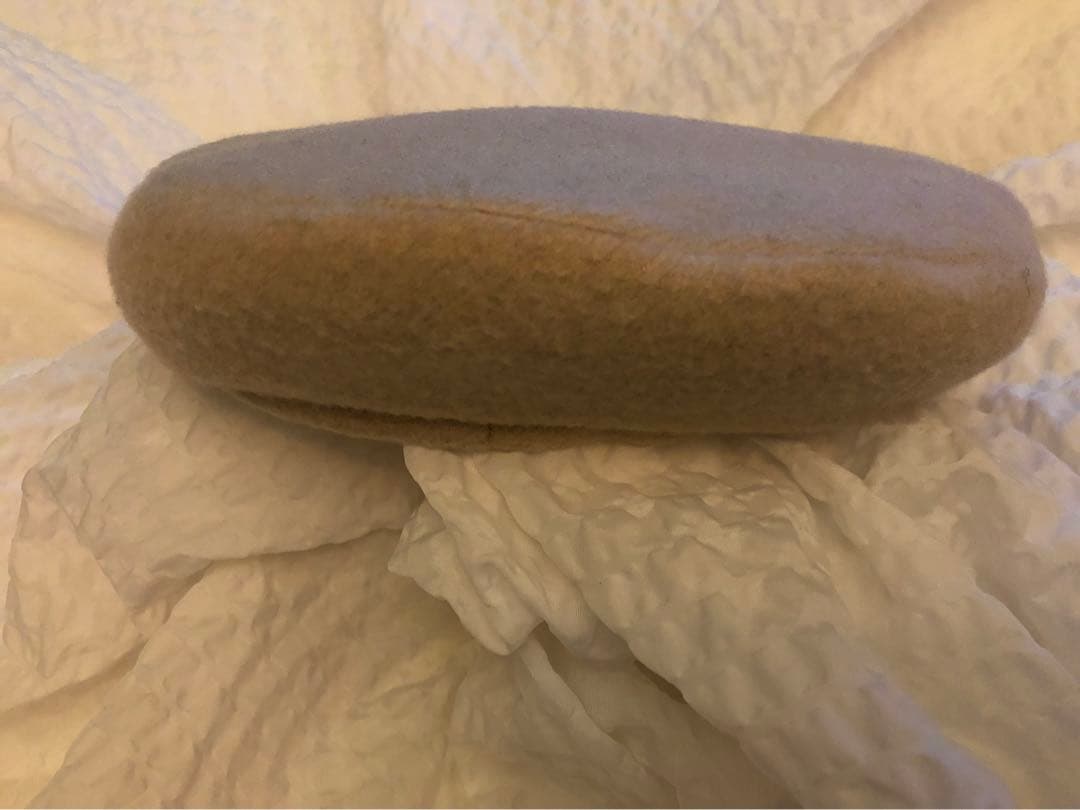 エルメス　ベレー帽　カシミア100% ベージュ