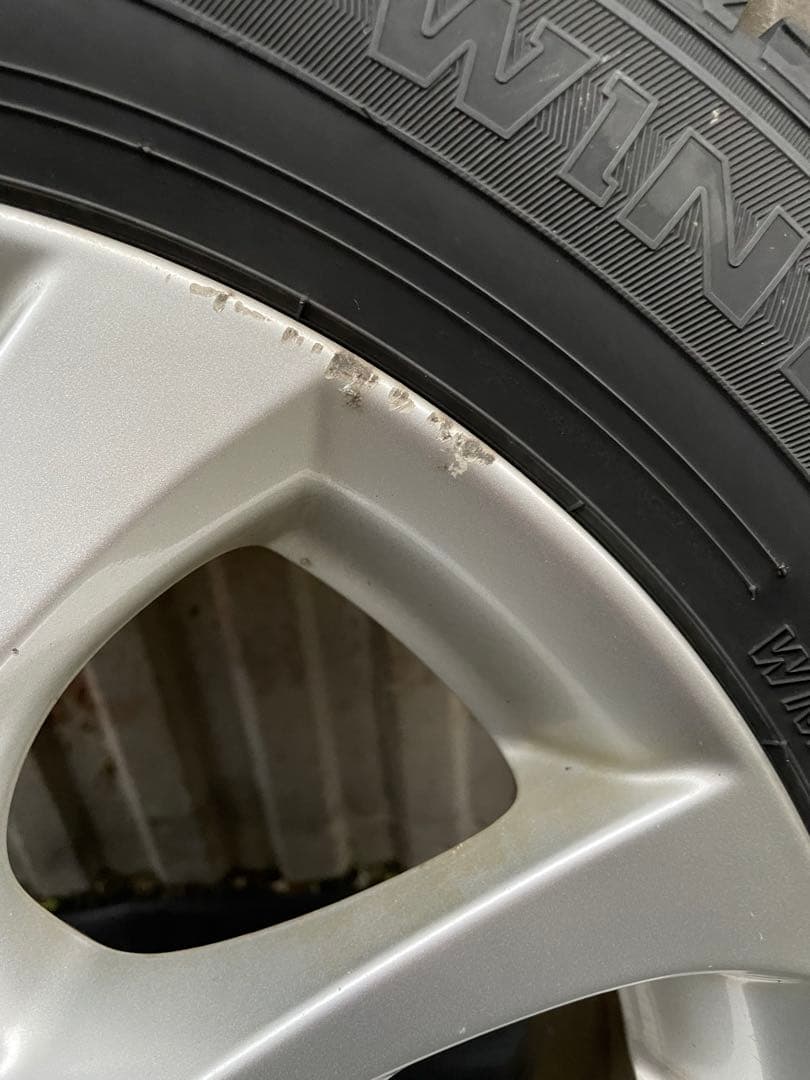 ②オーリスハイブリッド用純正16インチアルミホイールスタッドレスタイヤセット1本