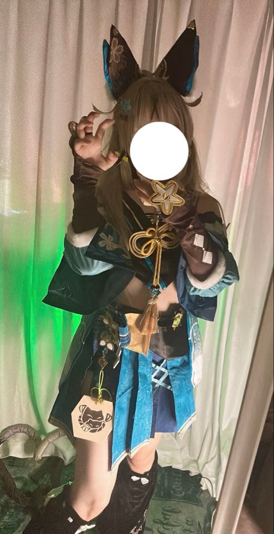 は*)様 原神 綺良々 コスプレ 一式 フルセット ウィッグ付き