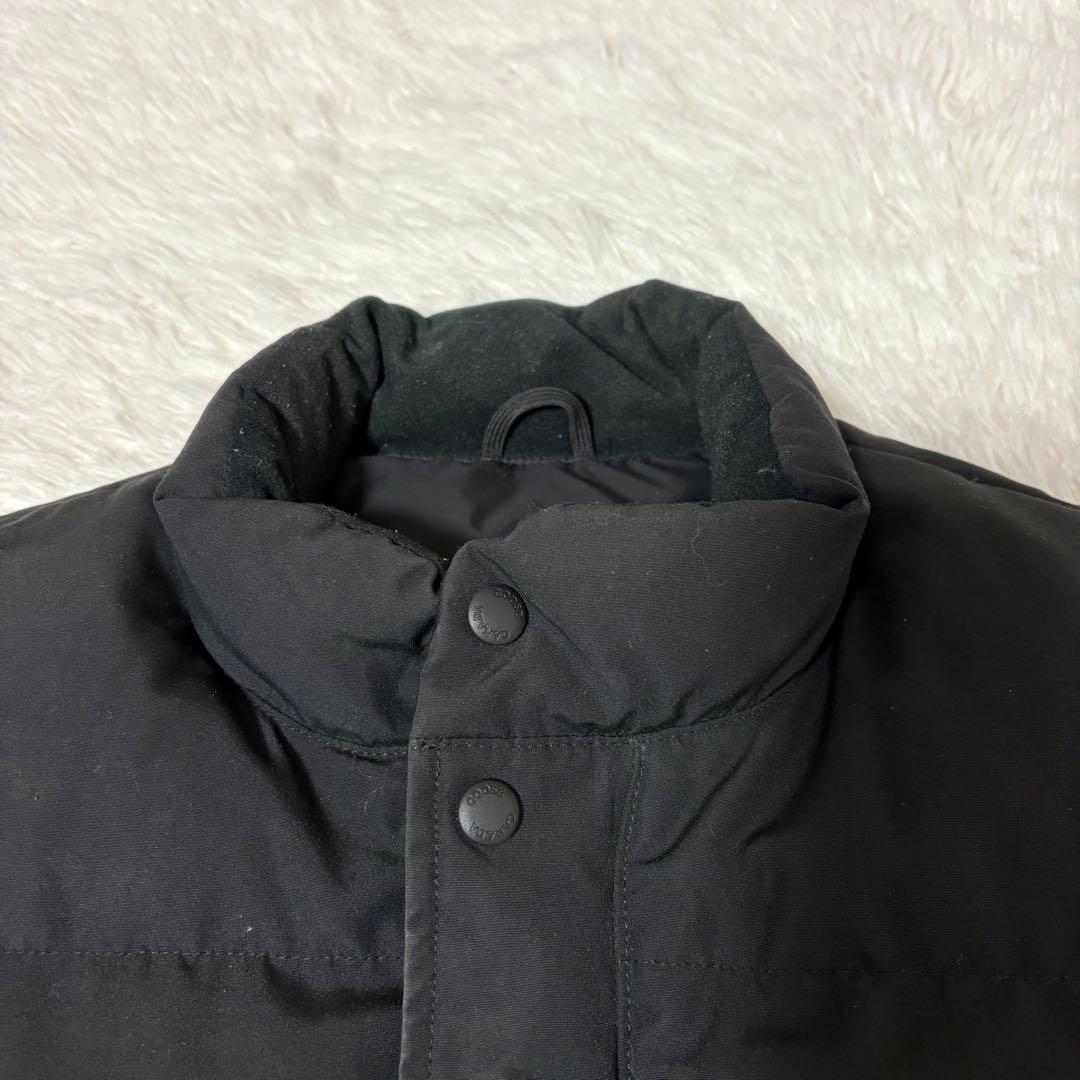 カナダグース ダウンベスト L ブラック 4154M ホログラム ワッペン