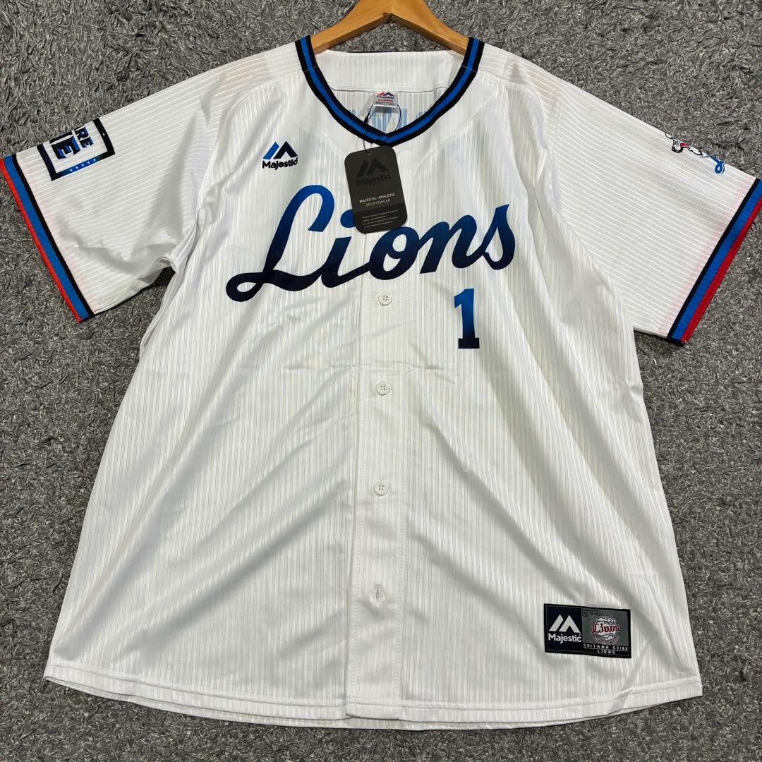 【未使用品】埼玉西武ライオンズ 栗山巧 ♯1 70周年ユニフォーム XL タグ付