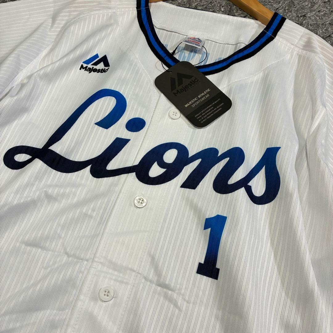 【未使用品】埼玉西武ライオンズ 栗山巧 ♯1 70周年ユニフォーム XL タグ付