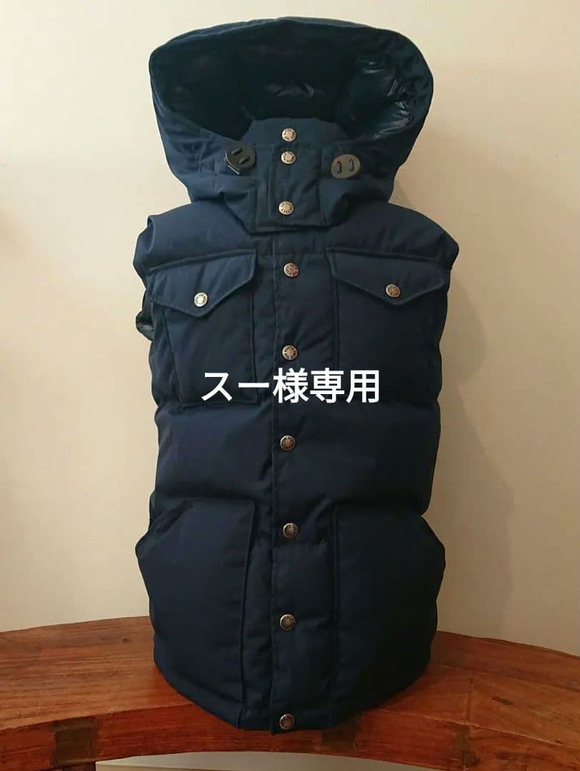 【スー】ノースフェイス ダウン ベスト パープルレーベル