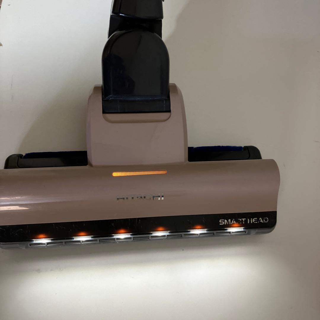 日立　掃除機　ヘッド　回転ブラシ　D-AP50　中古　良品　茶色　ピンク　LED