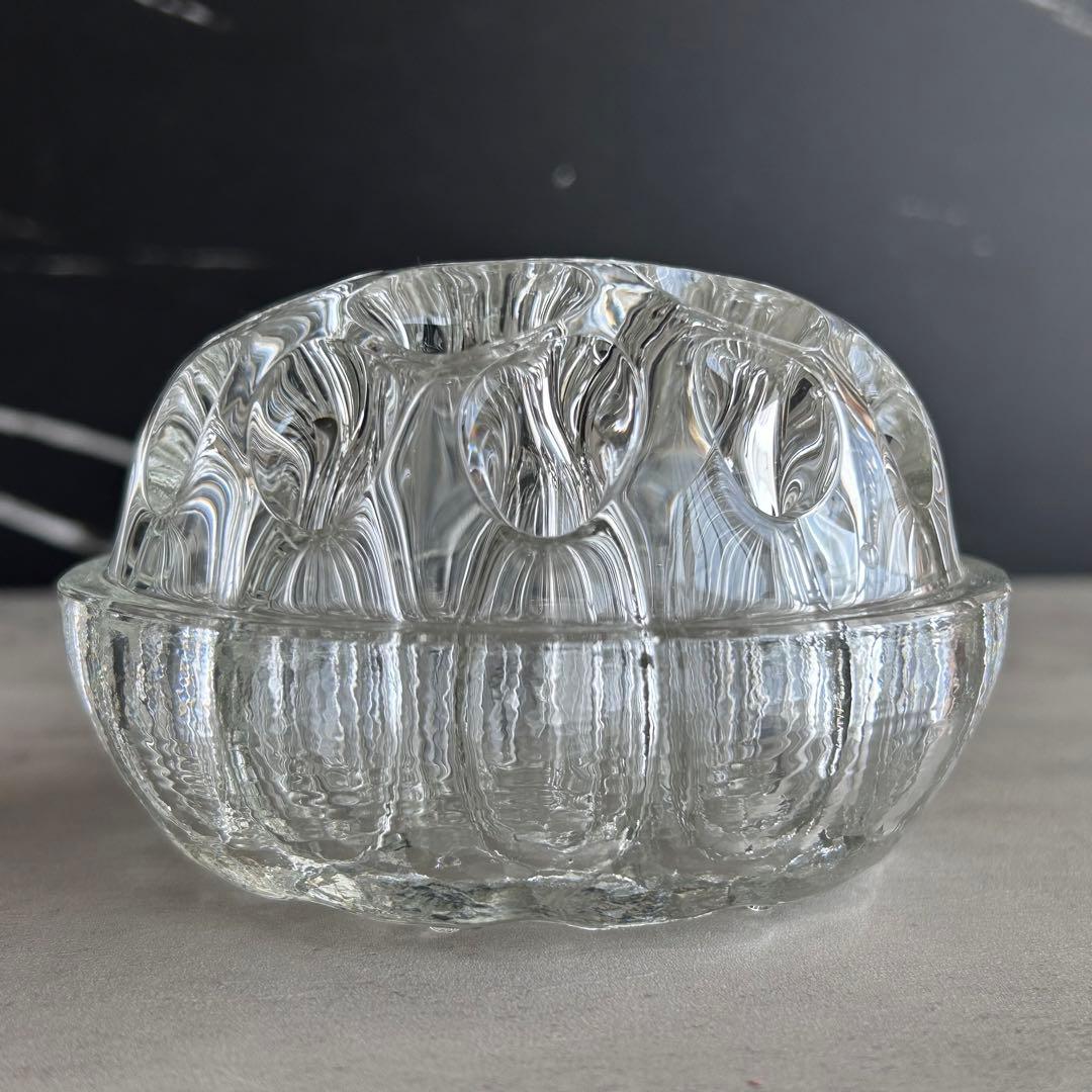 クリストフル＆VMC REIMS  花器　花瓶　フラワーベース　シルバー、ガラス