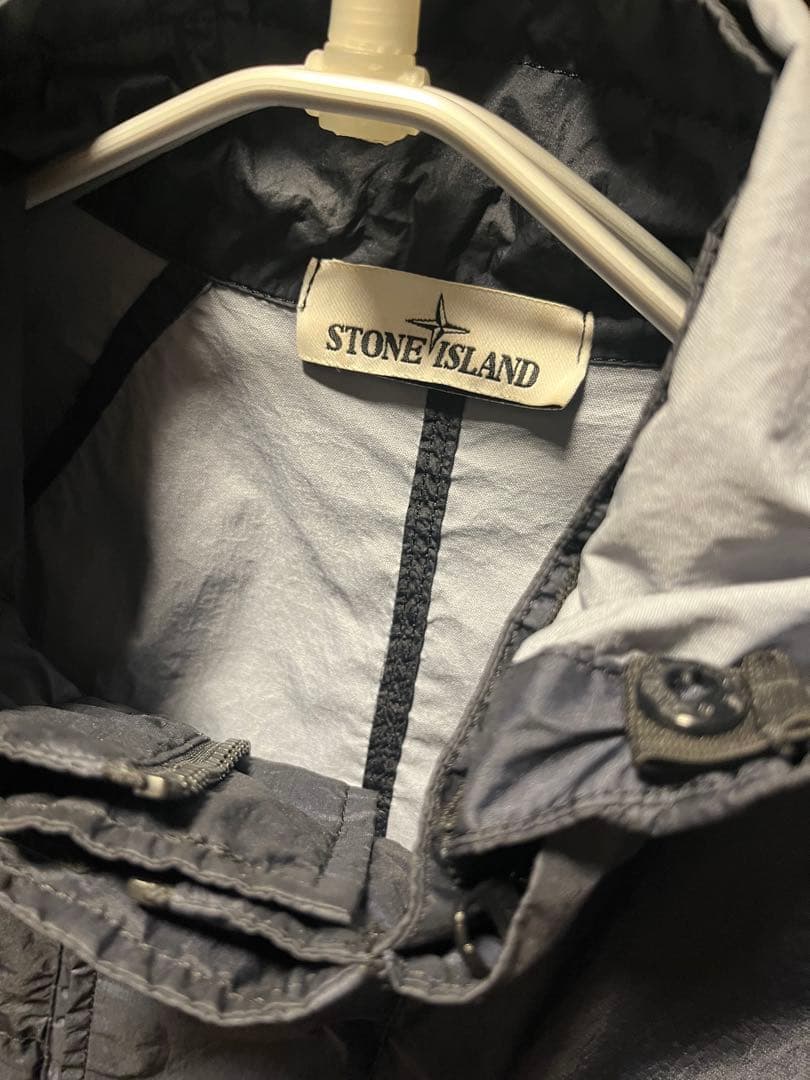 ストーンアイランド 3L MENBRANA ロング ジャケット ガーメントダイ