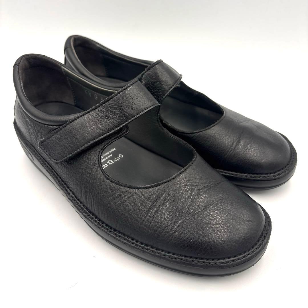 ストロバー strober メリージェーン コンフォートシューズ【24.5】黒