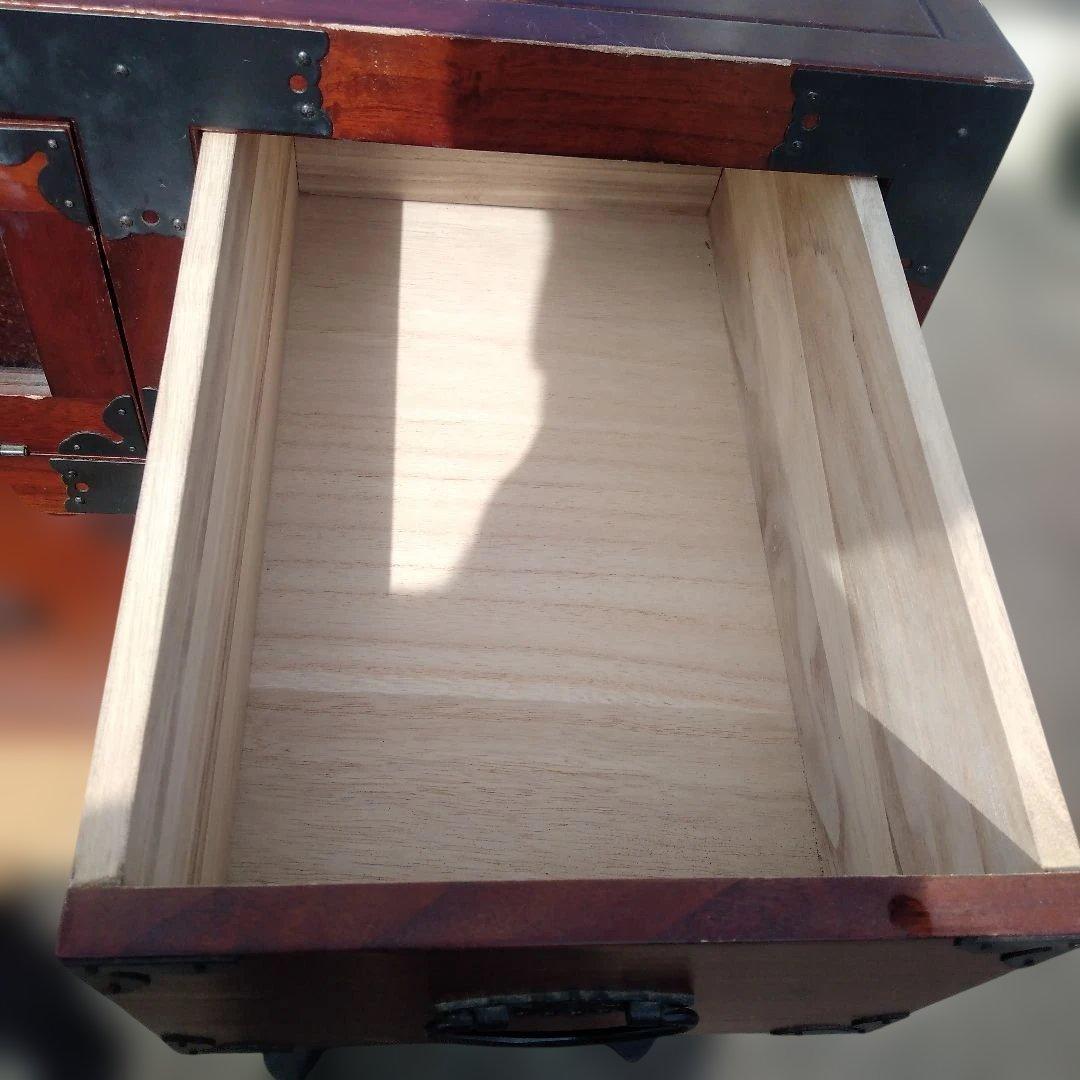 4983）民芸家具・時代箪笥風　和風のテレビ台　８８×４４ｃｍ、高さ４５ｃｍ