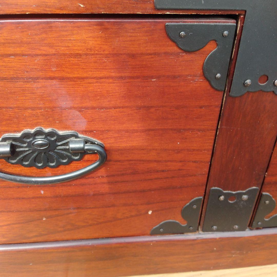 4983）民芸家具・時代箪笥風　和風のテレビ台　８８×４４ｃｍ、高さ４５ｃｍ