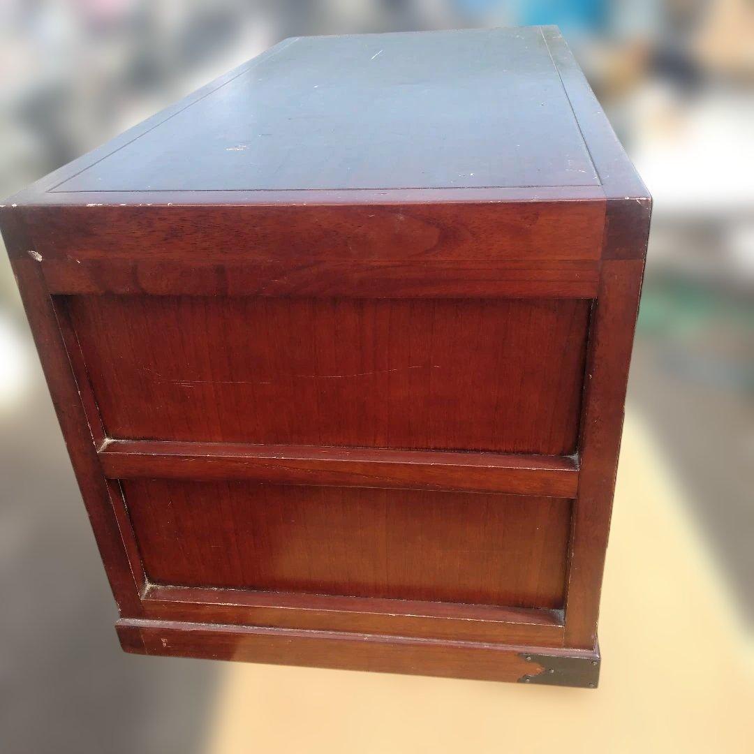 4983）民芸家具・時代箪笥風　和風のテレビ台　８８×４４ｃｍ、高さ４５ｃｍ