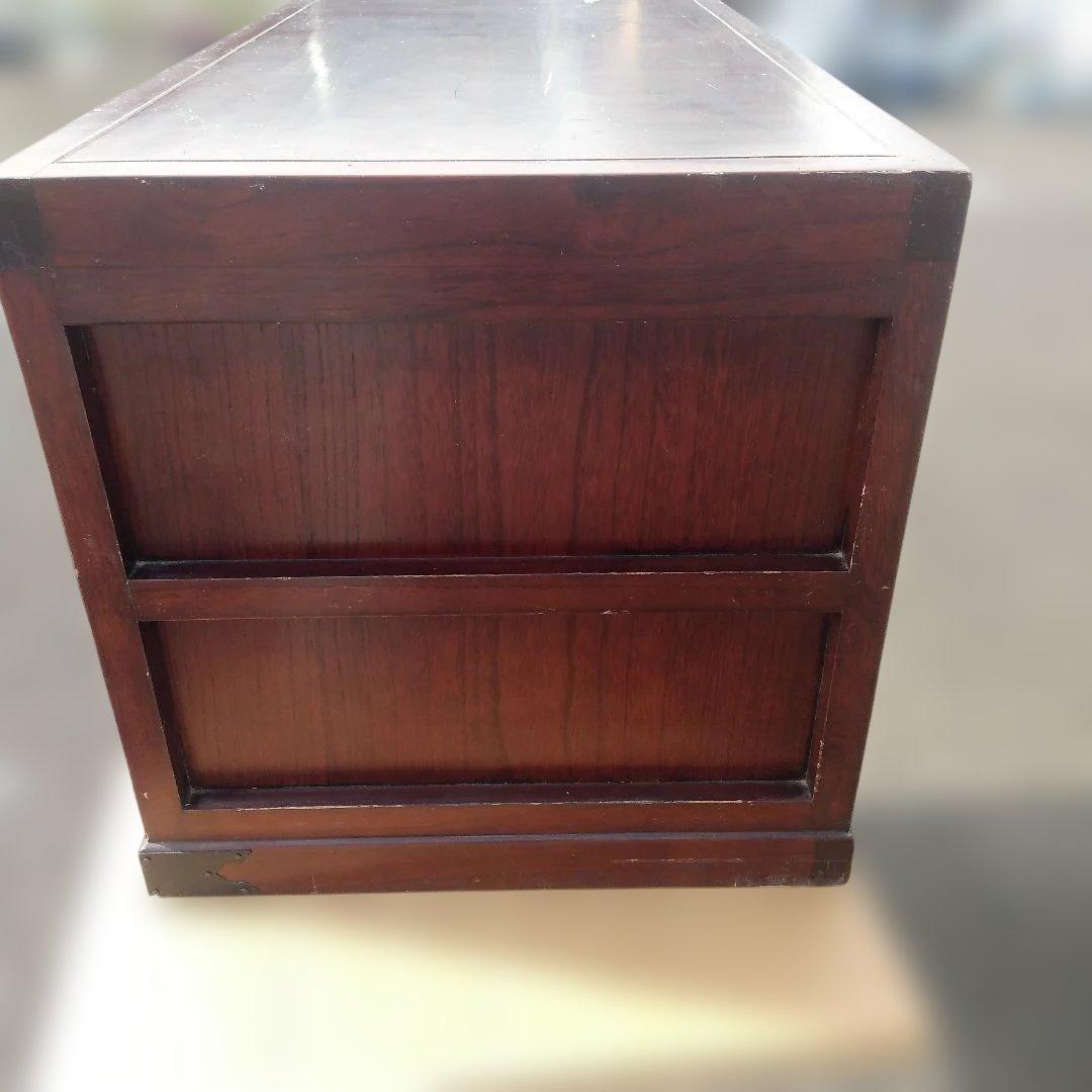 4983）民芸家具・時代箪笥風　和風のテレビ台　８８×４４ｃｍ、高さ４５ｃｍ