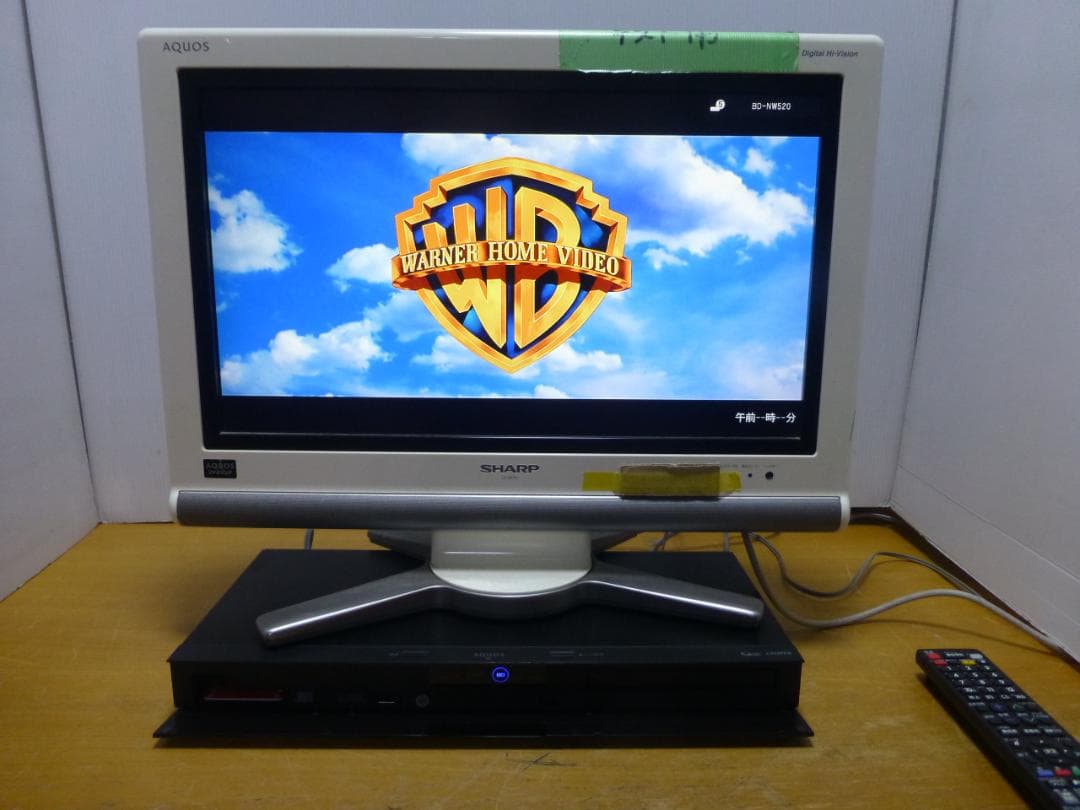 シャープ 2018年製 HDD/BDレコーダー 500GB 2番組同時録画