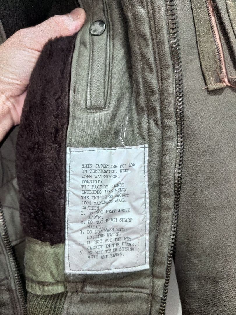 【おじ☆】　オリーブグリーン ミリタリージャケット