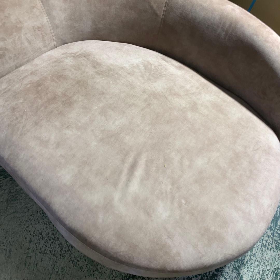 J446\" 現状品 ファブリック カウチソファ 右カウチ ブラウン