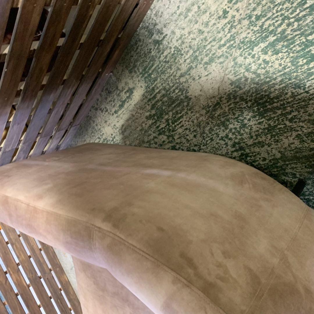 J446\" 現状品 ファブリック カウチソファ 右カウチ ブラウン