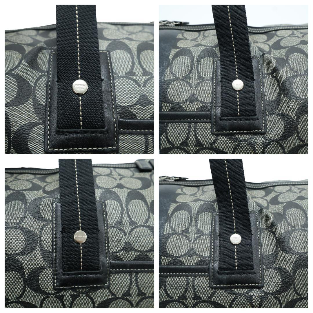 美品 COACH コーチ 2way ボストンバッグ PVC 大容量 F77278