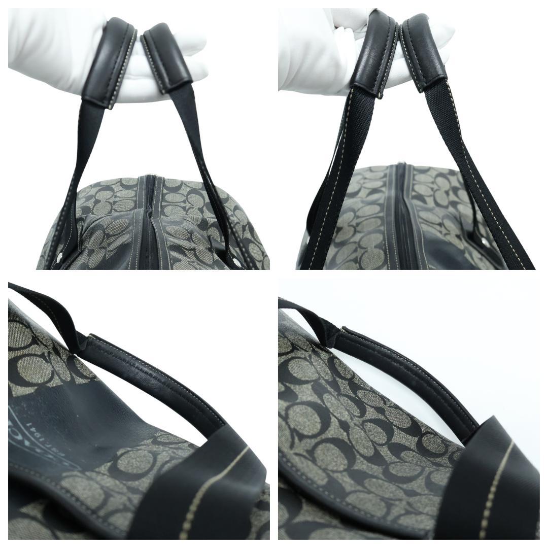 美品 COACH コーチ 2way ボストンバッグ PVC 大容量 F77278