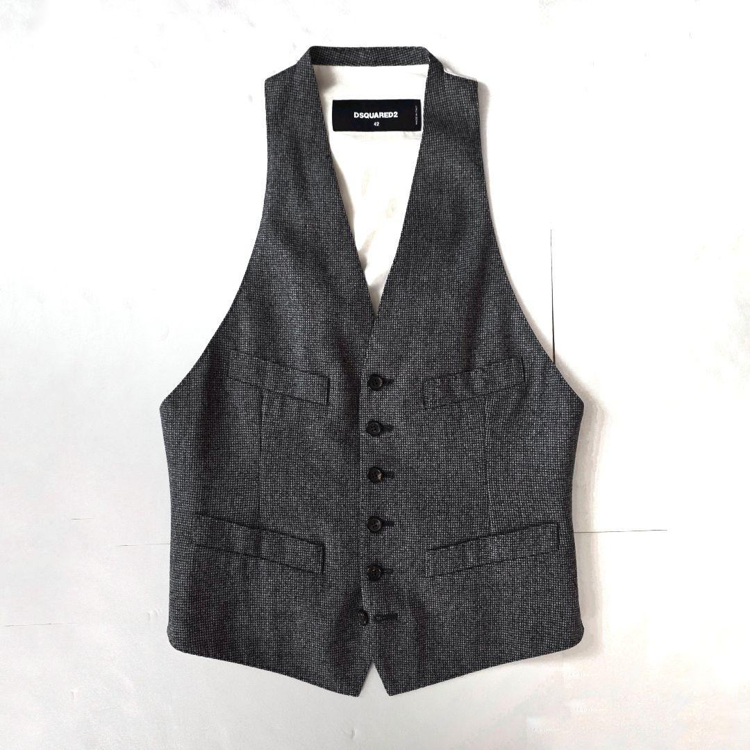 DSQUARED2 ディースクエアード スリーピース 千鳥格子 42 グレー