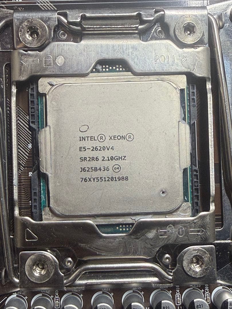 ⭐︎値下げ⭐︎X99 デュアルCPUマザーボードXeon E5 2620V4×2