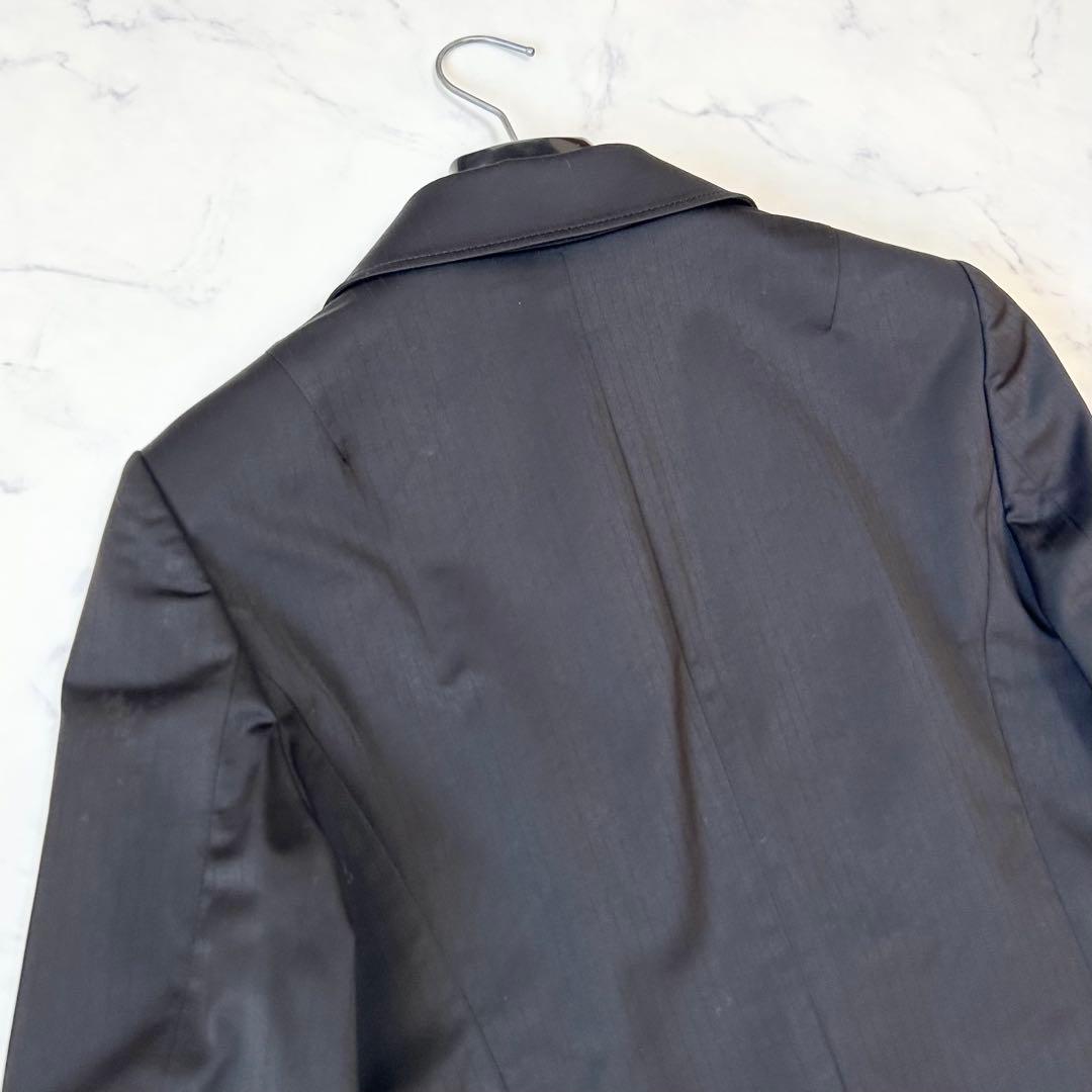 23区 大きいサイズ スカートスーツ セットアップ ジャケット ラップ風スカート