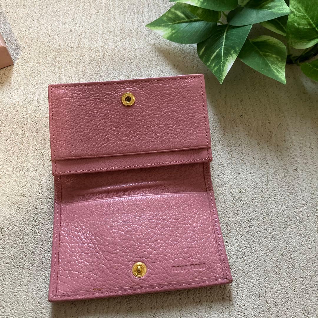miumiu 名刺入れ※ギャランティカード有り