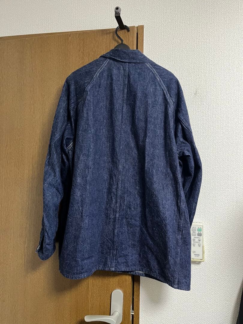 comoliコモリ デニム ワーク ジャケット2新品同様カバーオール