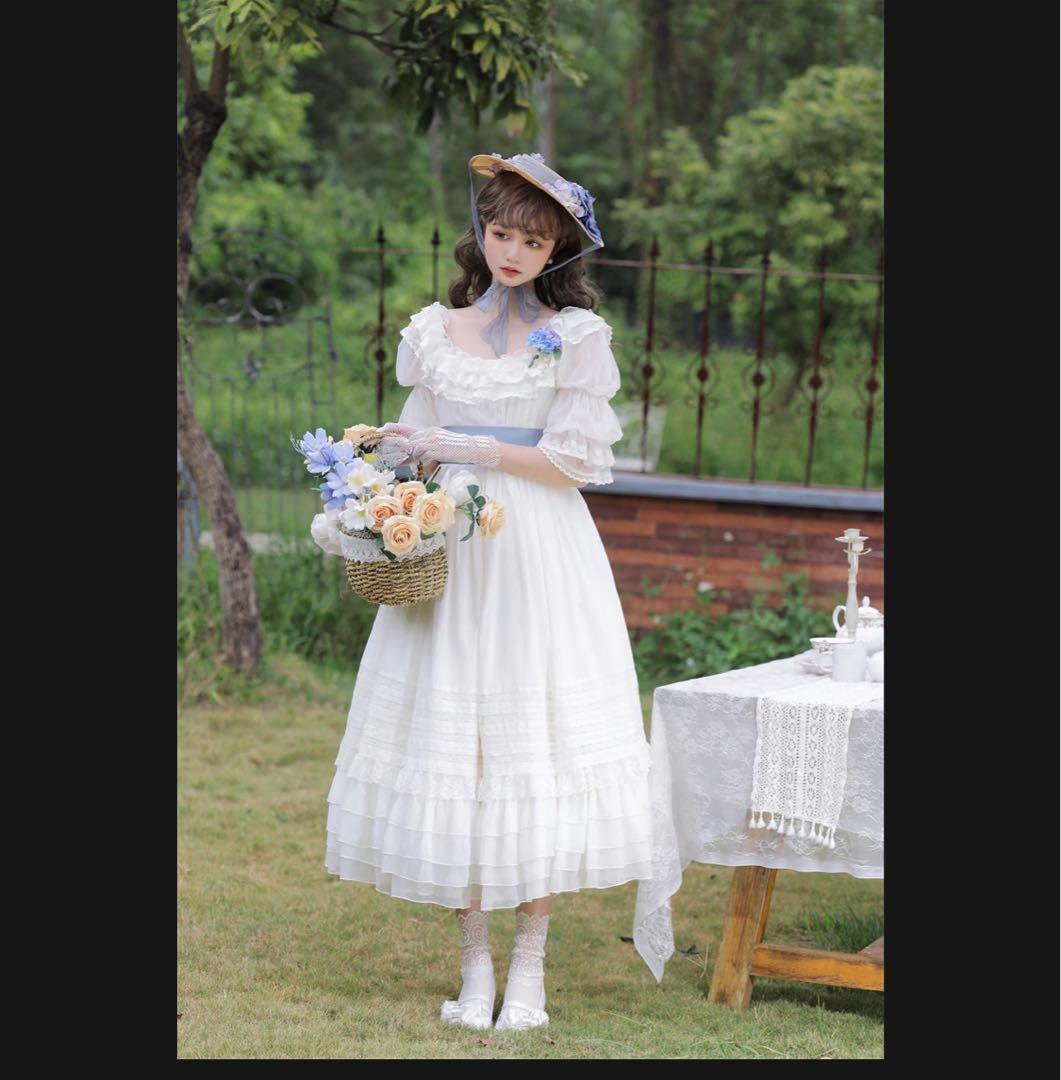 80番手綿版 プリンセスワンピース