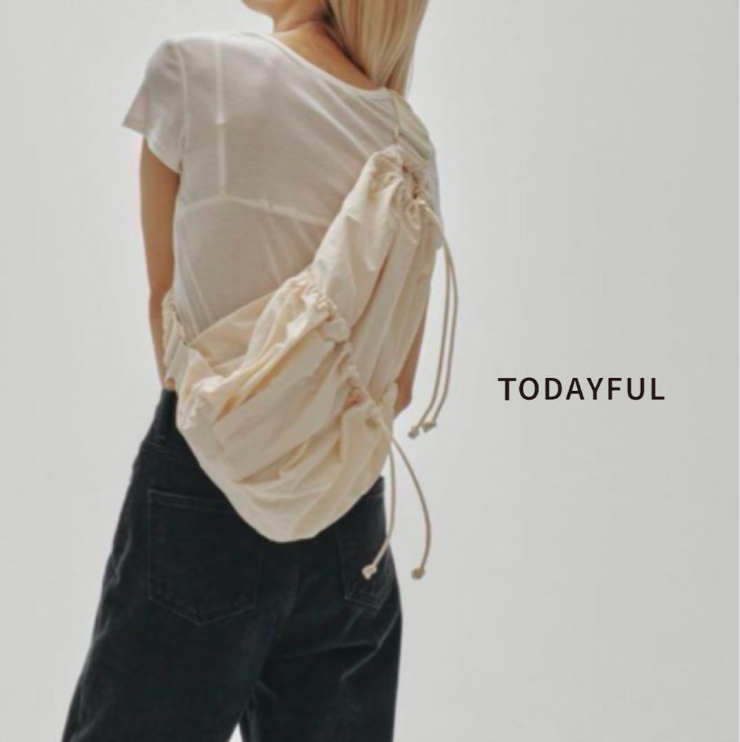 TODAYFUL Nylon Gather Bag ナイロンギャザーバッグ です