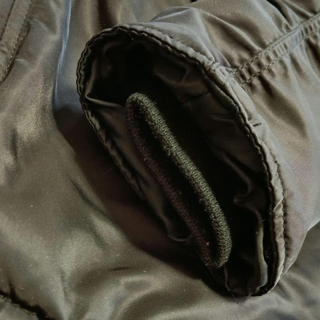 ALPHA N-3B タイトモデル 黒 フード付き ミリタリージャケット