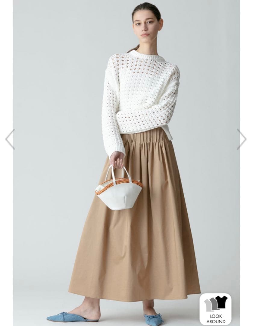 最終お値下げ【美品】アルアバイル レザーコンビカゴバッグ