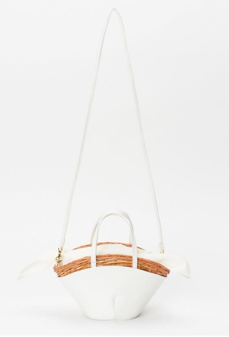 最終お値下げ【美品】アルアバイル レザーコンビカゴバッグ