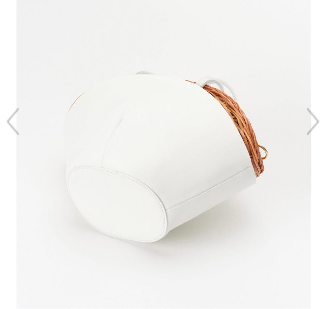 最終お値下げ【美品】アルアバイル レザーコンビカゴバッグ