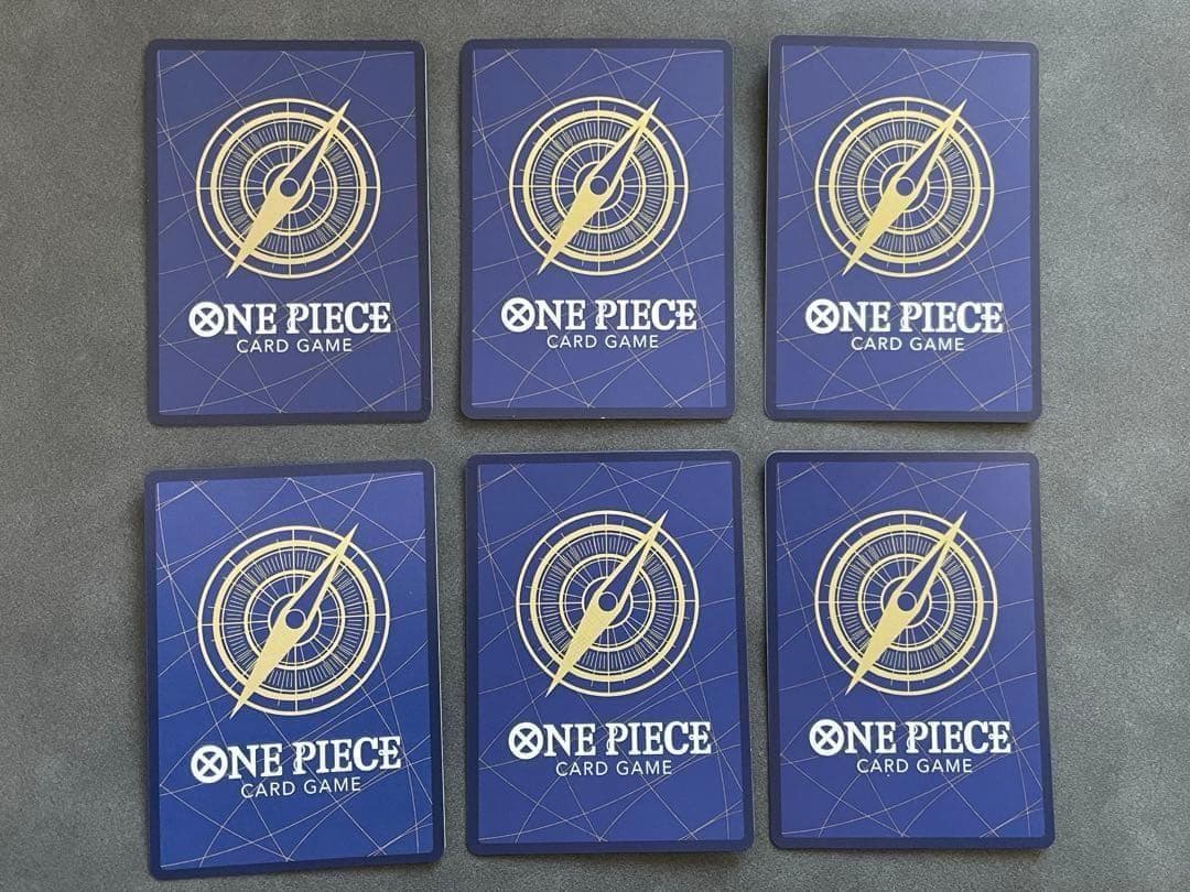 即発送 6枚セット ルフィ SEC パラレル OP13