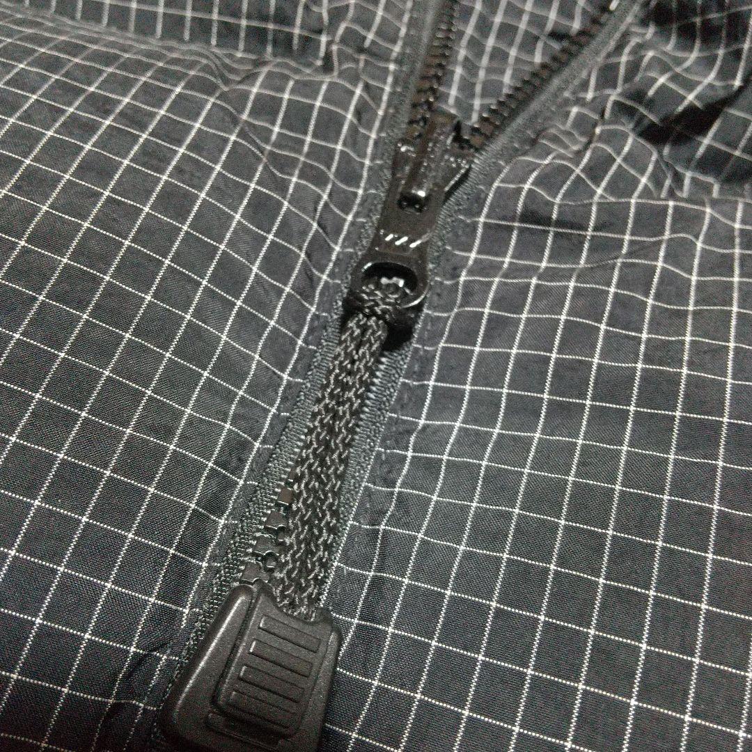 DKNY ダウンベスト 90s Down Vest Mサイズ 黒 格子柄