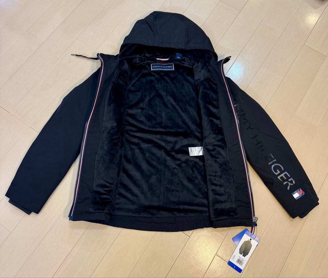 新品 トミーヒルフィガー フード アウター ボア ジャケット レディース Ｌ