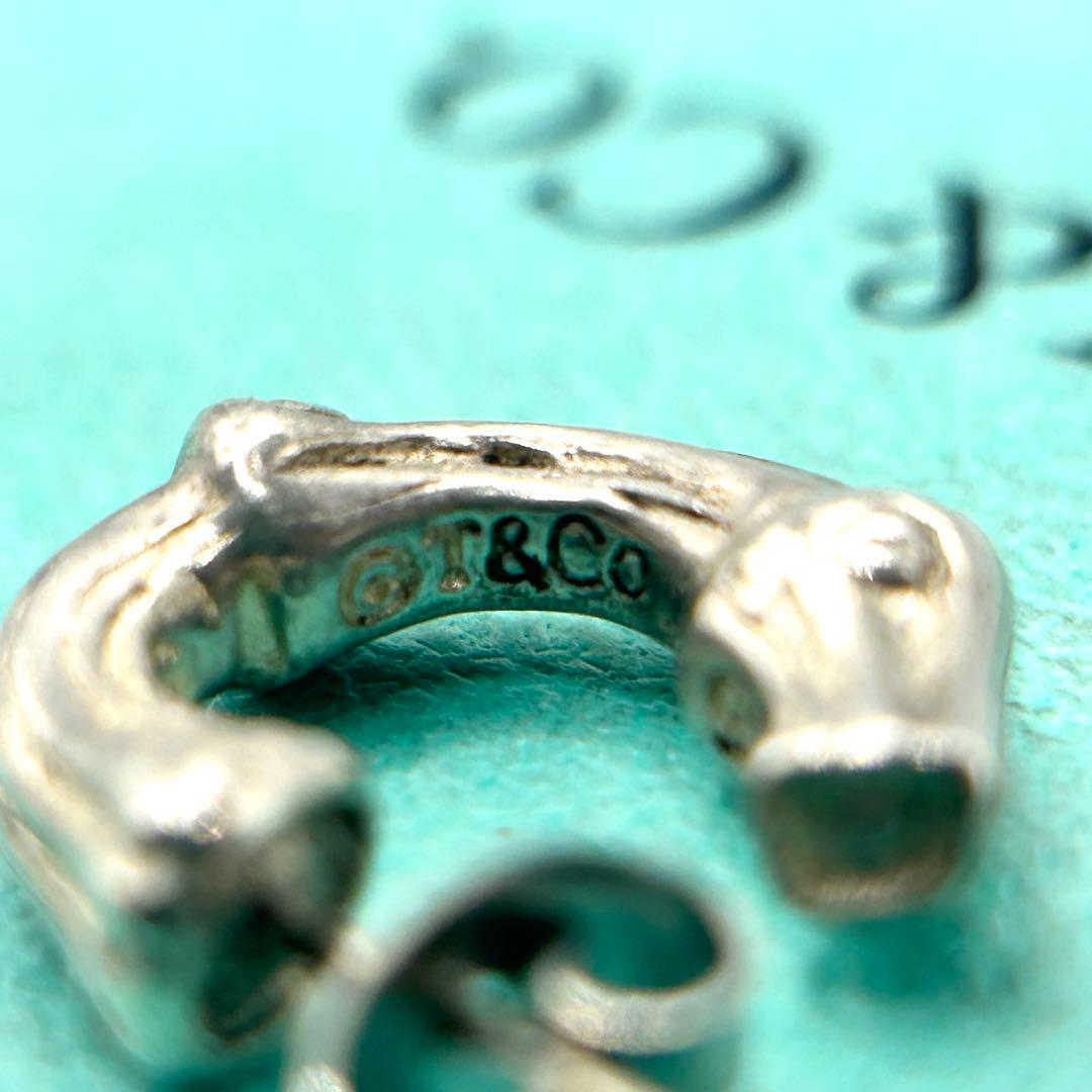 ティファニー　バンブー　スモール　ピアス　シルバー　925 片耳　社外キャッチ